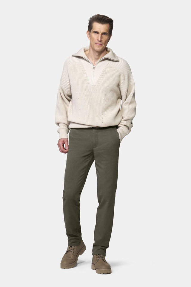 MEYER Chinos »Bonn 2-3615« Thermohose, mit Hemdenstopper