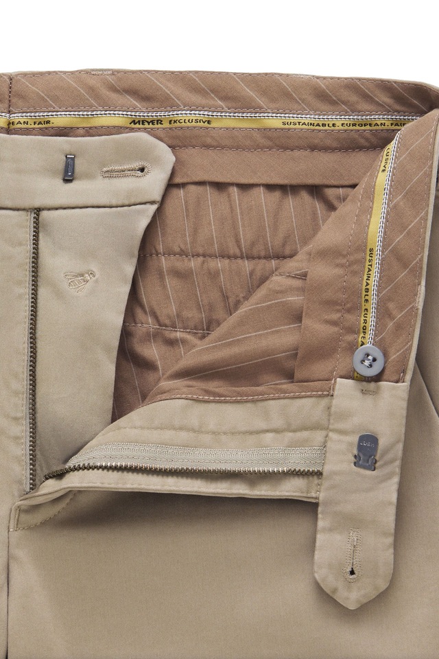 MEYER Chinos »Bonn 2-8555« in Pima-Satin