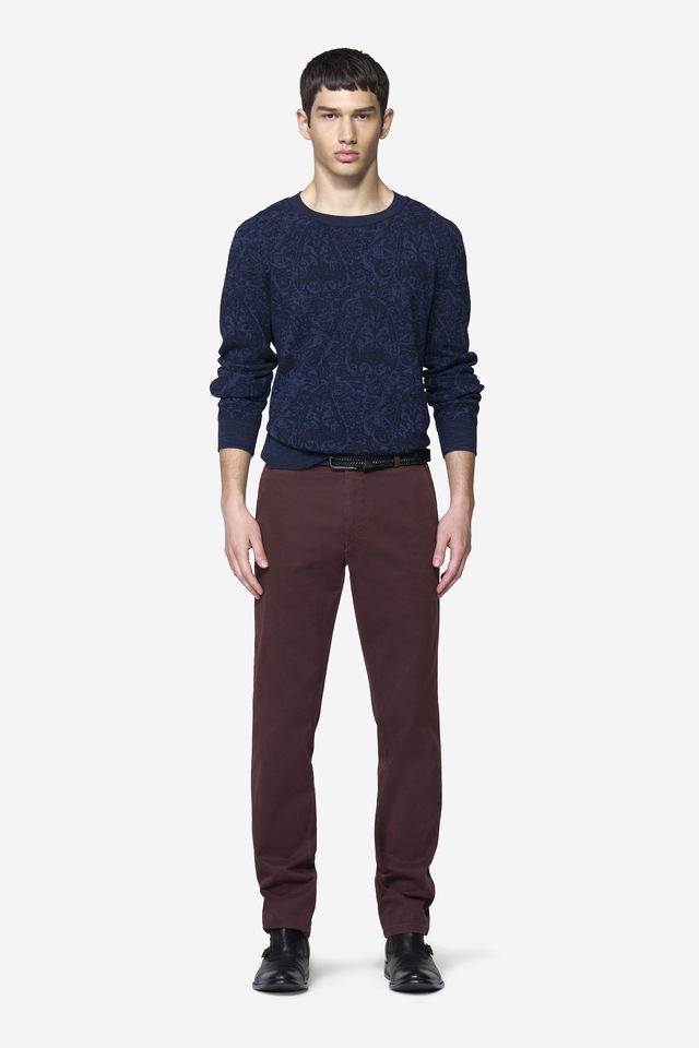 MEYER Chinos »Bonn 2-8555« in Pima-Satin