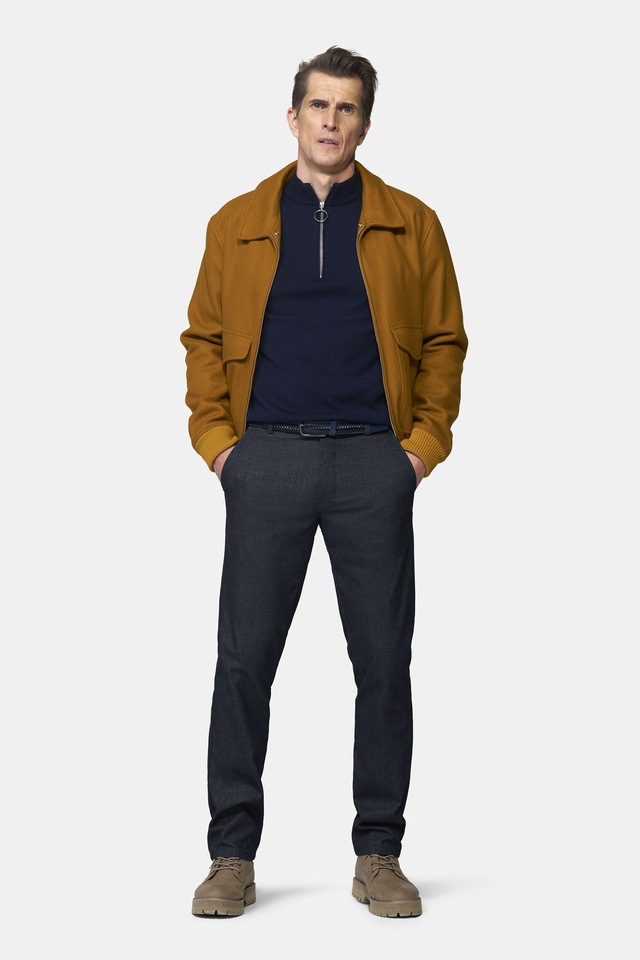 MEYER Chinos »Paris 2-3609« im Jersey Look