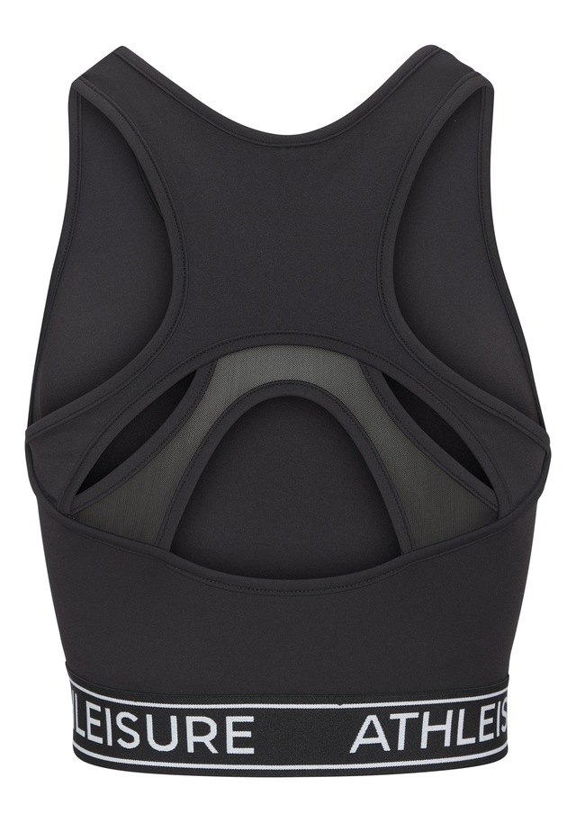 LASCANA ACTIVE Crop-Top mit modischem Rücken und Mesh-Einsatz, Tank Top, sportlich, bauchfrei