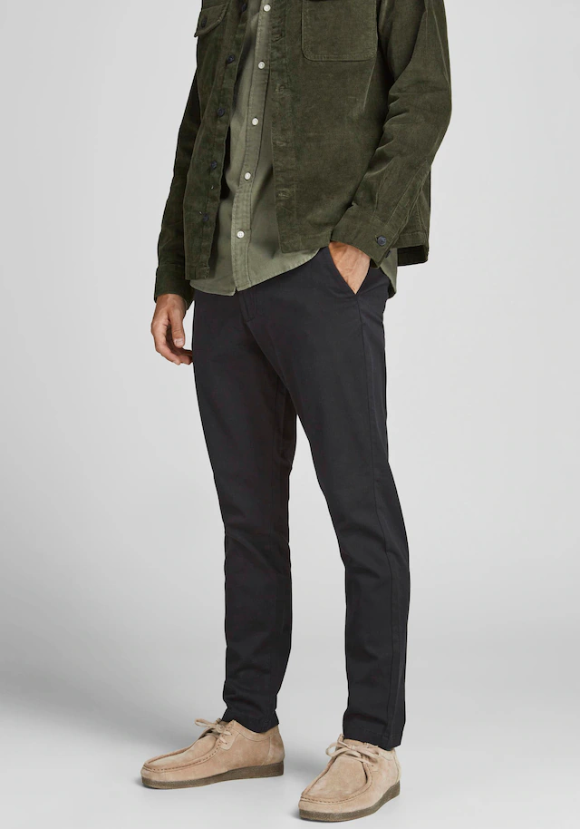 Jack & Jones »JPSTMARCO mit schmalem Bein und pflegeleichtem Stoff« washed, modisch, schmal, Baumwollmischung