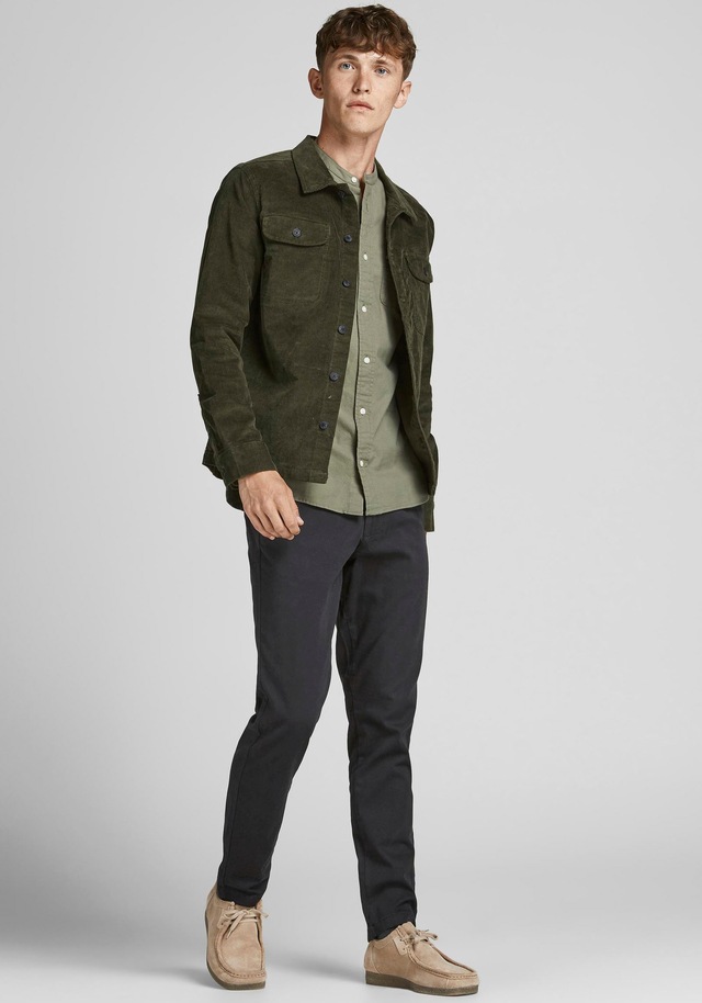 Jack & Jones »JPSTMARCO mit schmalem Bein und pflegeleichtem Stoff« washed, modisch, schmal, Baumwollmischung