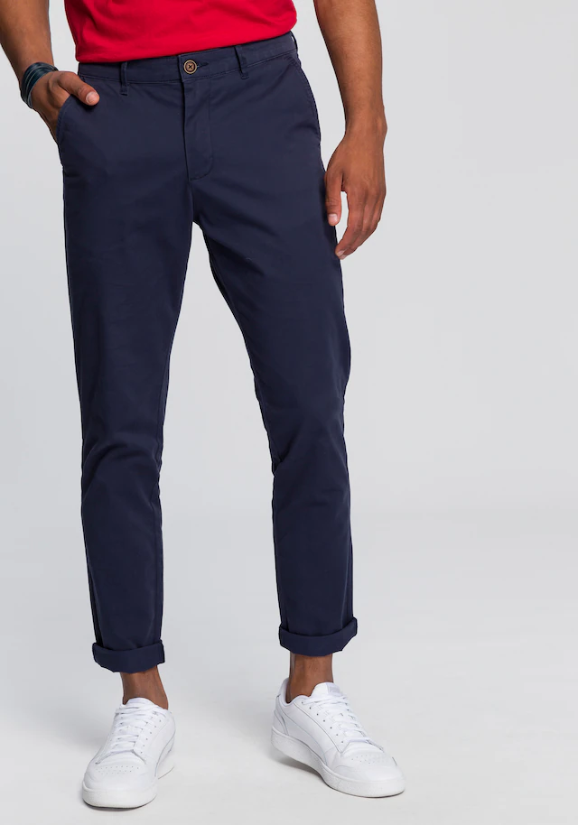Jack & Jones »JPSTMARCO mit schmalem Bein und pflegeleichtem Stoff« washed, modisch, schmal, Baumwollmischung