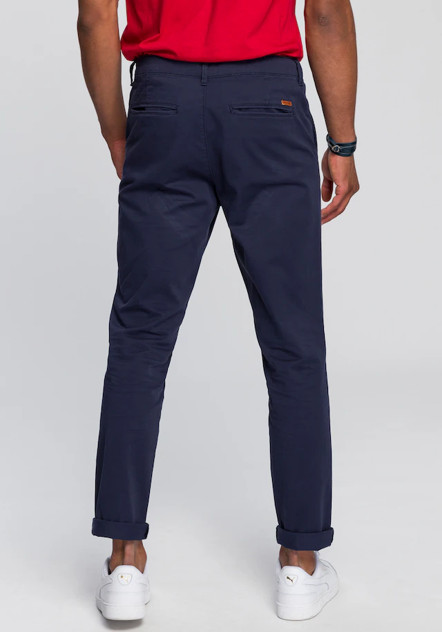 Jack & Jones »JPSTMARCO mit schmalem Bein und pflegeleichtem Stoff« washed, modisch, schmal, Baumwollmischung