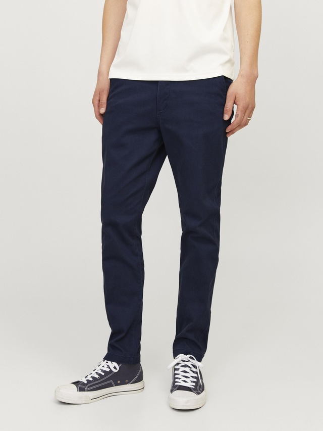 Jack & Jones »JPSTMARCO mit schmalem Bein und pflegeleichtem Stoff« washed, modisch, schmal, Baumwollmischung