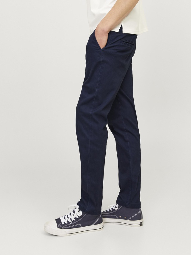Jack & Jones »JPSTMARCO mit schmalem Bein und pflegeleichtem Stoff« washed, modisch, schmal, Baumwollmischung
