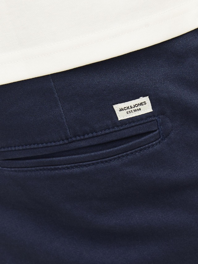 Jack & Jones »JPSTMARCO mit schmalem Bein und pflegeleichtem Stoff« washed, modisch, schmal, Baumwollmischung