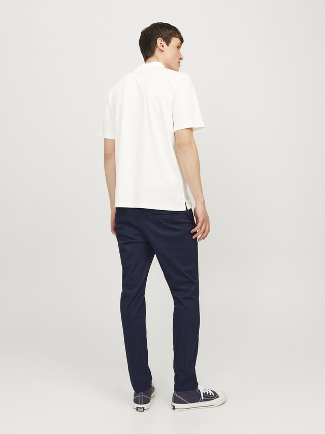 Jack & Jones »JPSTMARCO mit schmalem Bein und pflegeleichtem Stoff« washed, modisch, schmal, Baumwollmischung