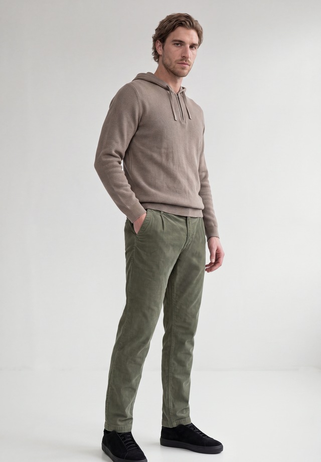 STREET ONE MEN Chinohose in Cord-Optik