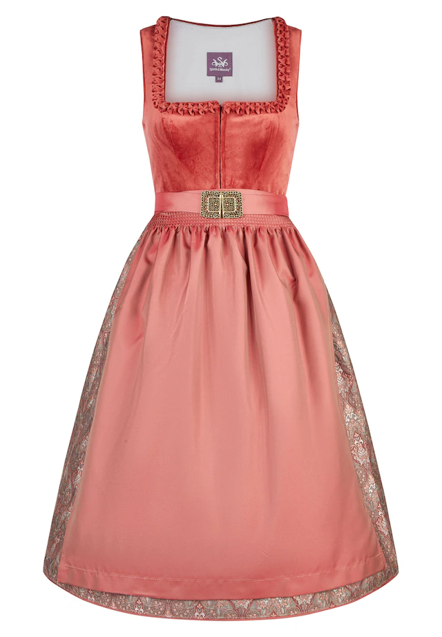 Spieth & Wensky Dirndl »Spieth & Wensky Dirndl Koral« mit dekorativer Schürze