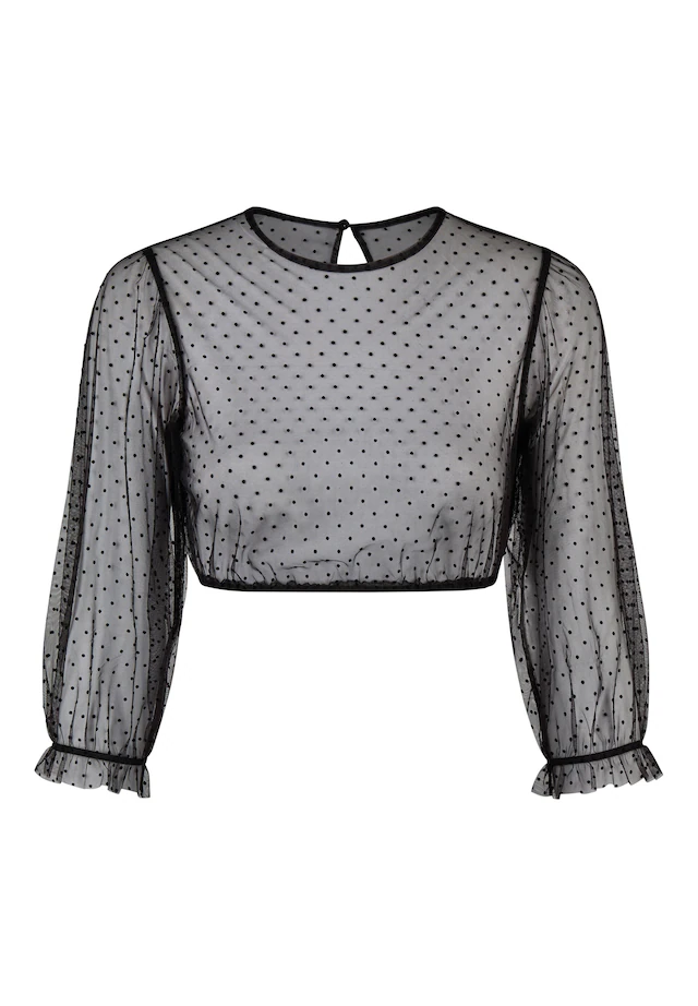 Spieth & Wensky Dirndlbluse »Spieth & Wensky 100% Polyester Kaktus« mit 3/4-Ärmeln