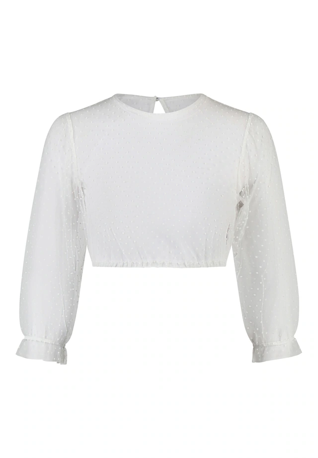 Spieth & Wensky Dirndlbluse »Spieth & Wensky 100% Polyester Kaktus« mit 3/4-Ärmeln