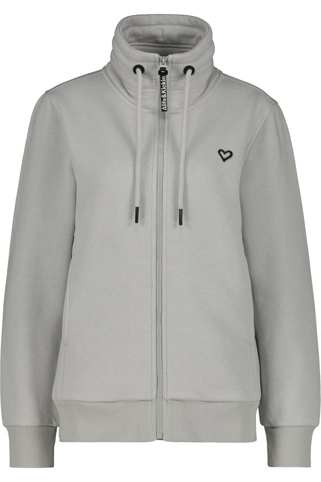 Alife & Kickin Sweatjacke »Damen LisbethAK A Sweatjacke, Jacke« kurze Zip-Jacke mit Stehkragen und Kordelzug im Streetwear-Look