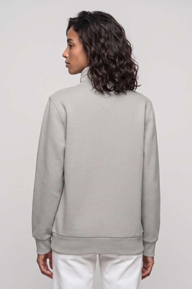 Alife & Kickin Sweatjacke »Damen LisbethAK A Sweatjacke, Jacke« kurze Zip-Jacke mit Stehkragen und Kordelzug im Streetwear-Look