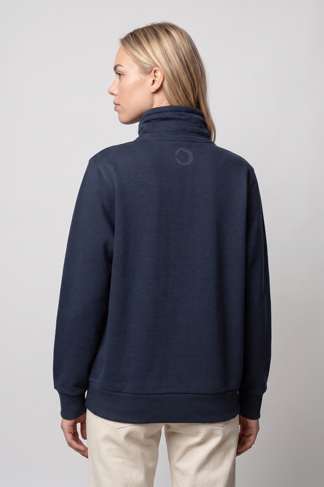 Alife & Kickin Sweatjacke »Damen LisbethAK A Sweatjacke, Jacke« kurze Zip-Jacke mit Stehkragen und Kordelzug im Streetwear-Look