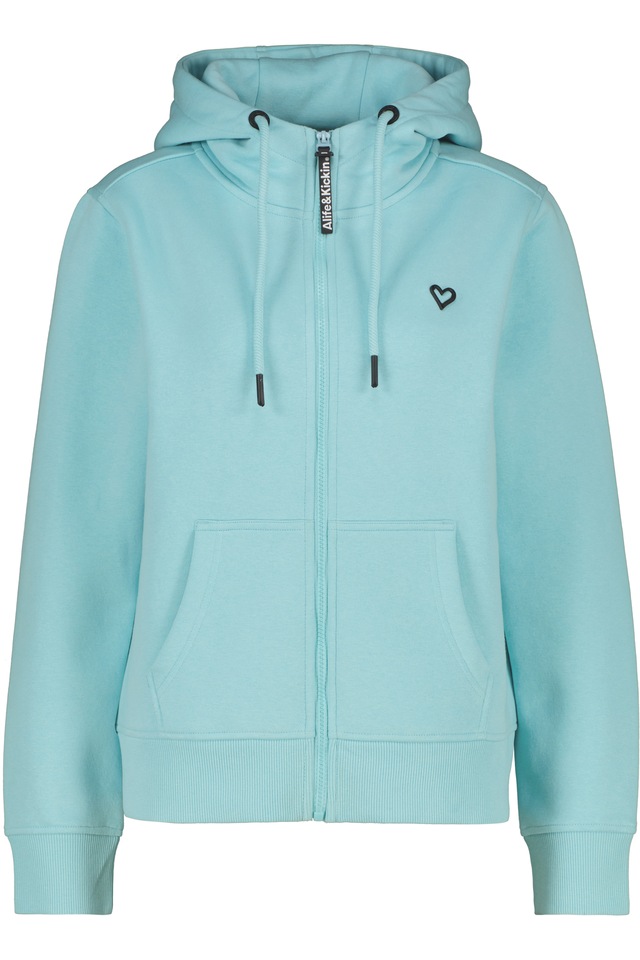 Alife & Kickin Kapuzensweatjacke »Damen BarbaraAK A Kapuzensweatjacke, Sweatjacke« kurze Sweatjacke als Zip-Hoodie mit Kordelzug und Eingrifftaschen