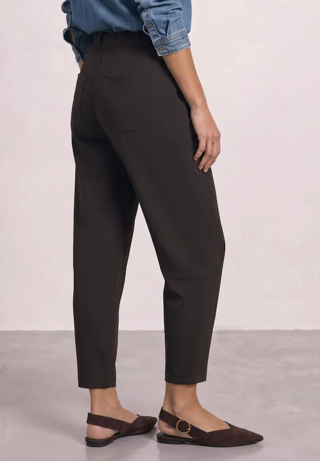 STREET ONE Stoffhose mit Schnallen