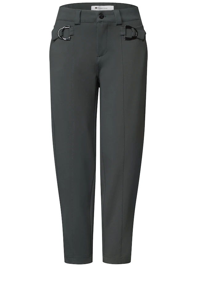 STREET ONE Stoffhose mit Schnallen