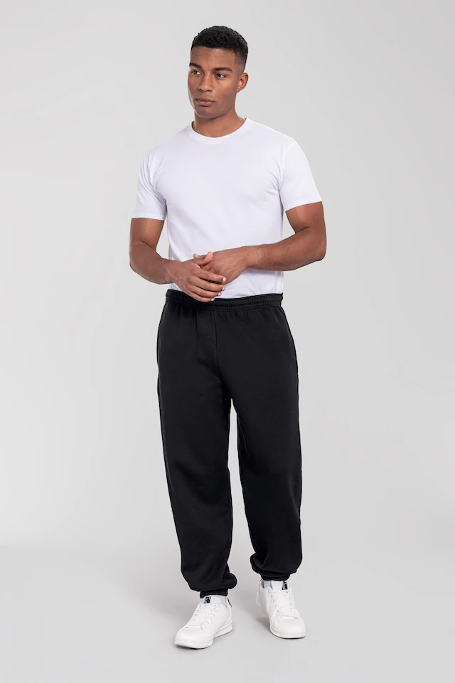 Fruit of the Loom Jogginghose »Iconic Premium Jog Pants Cuff« melierte Optik, mit Eingrifftaschen, für Jugendliche und Erwachsene