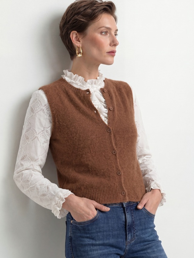 RICHROYAL Strickweste »Rich & Royal«
