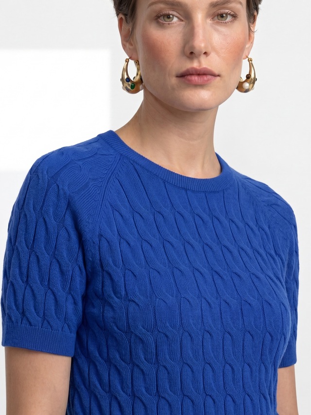 RICHROYAL Kurzarmpullover »Rich & Royal«