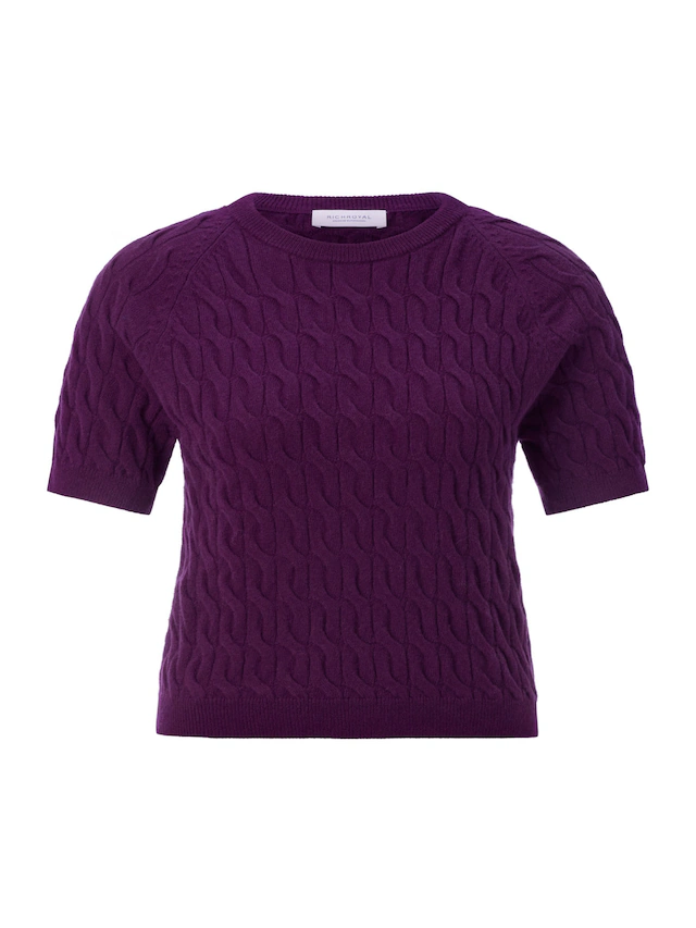 RICHROYAL Kurzarmpullover »Rich & Royal«