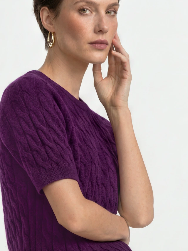 RICHROYAL Kurzarmpullover »Rich & Royal«