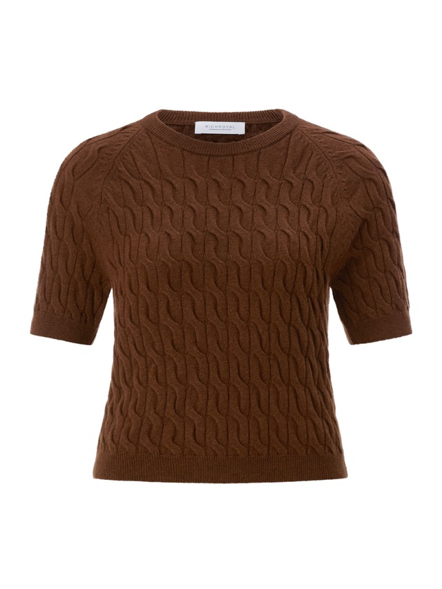 RICHROYAL Kurzarmpullover »Rich & Royal«