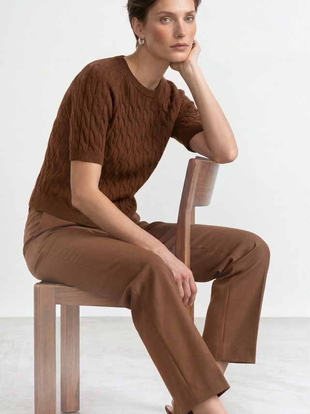 RICHROYAL Kurzarmpullover »Rich & Royal«