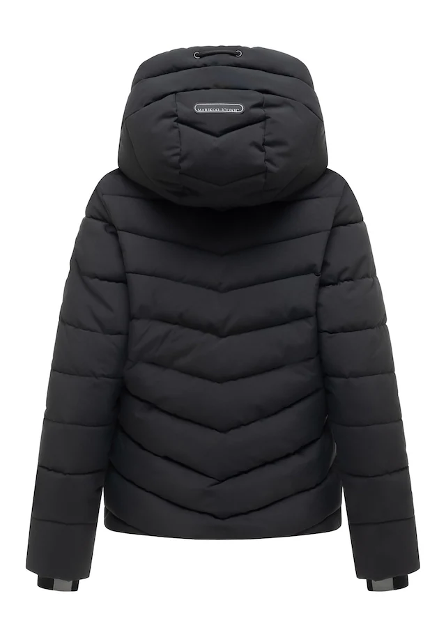 Marikoo Winterjacke »Nobiruu« mit Kapuze Winterjacke mit Kapuze und diagonaler Steppoptik