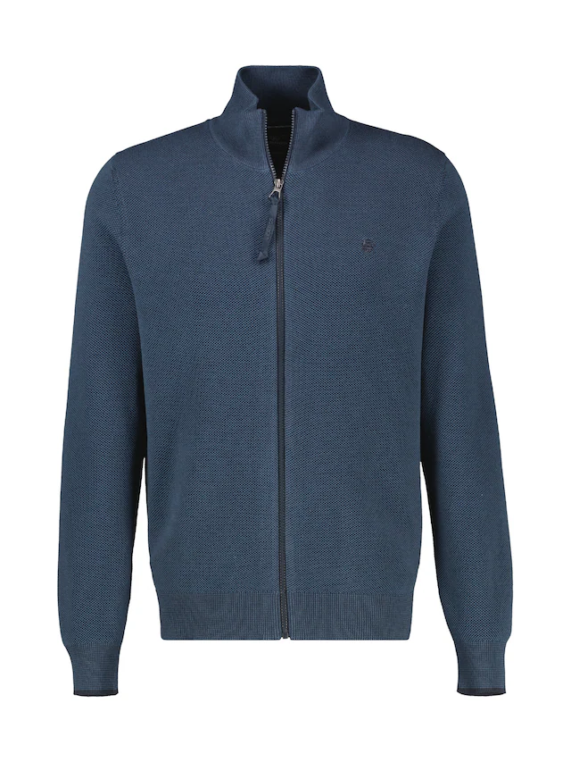 LERROS Strickjacke »Dezent gestaltete Strickjacke in 2-Tone-Optik, große Größen«