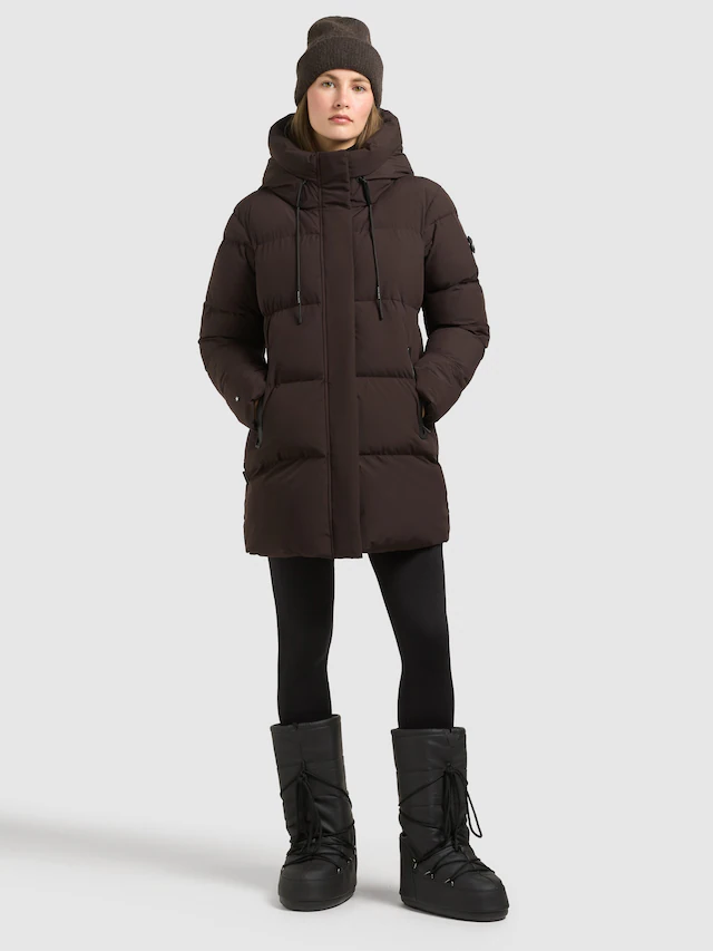 khujo Steppjacke »DROWN2 MATT« mit Kapuze