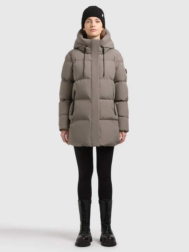 khujo Steppjacke »DROWN2 MATT« mit Kapuze