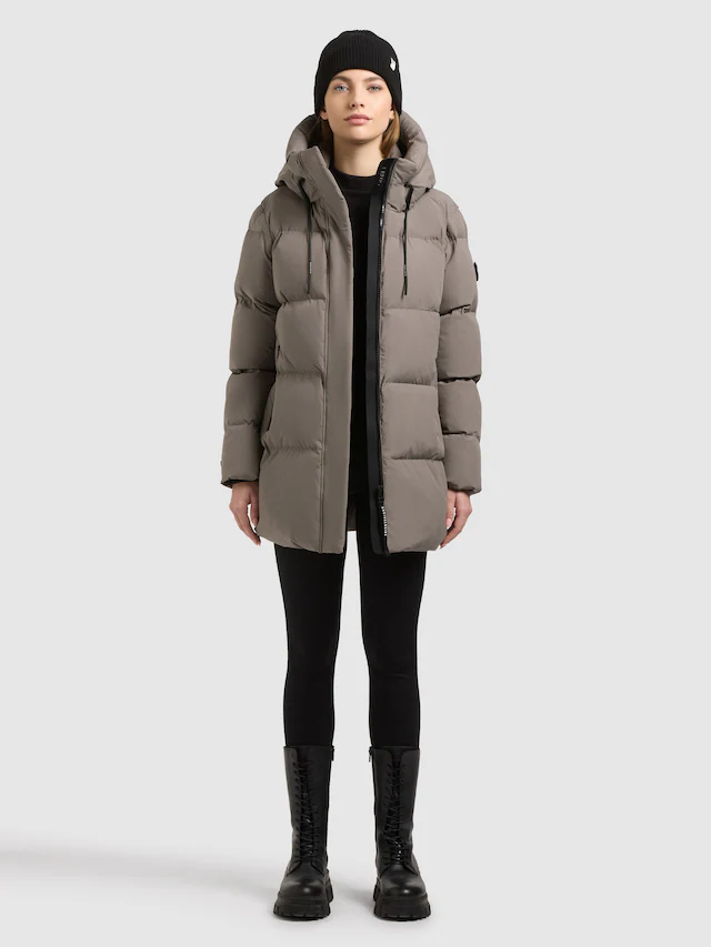 khujo Steppjacke »DROWN2 MATT« mit Kapuze