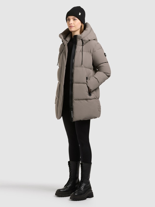 khujo Steppjacke »DROWN2 MATT« mit Kapuze
