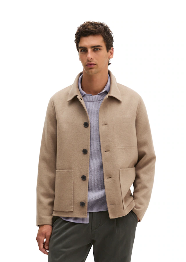 Marc O'Polo Outdoorjacke »aus weichem Double Face Wool Blend«