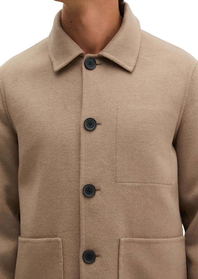 Marc O'Polo Outdoorjacke »aus weichem Double Face Wool Blend«