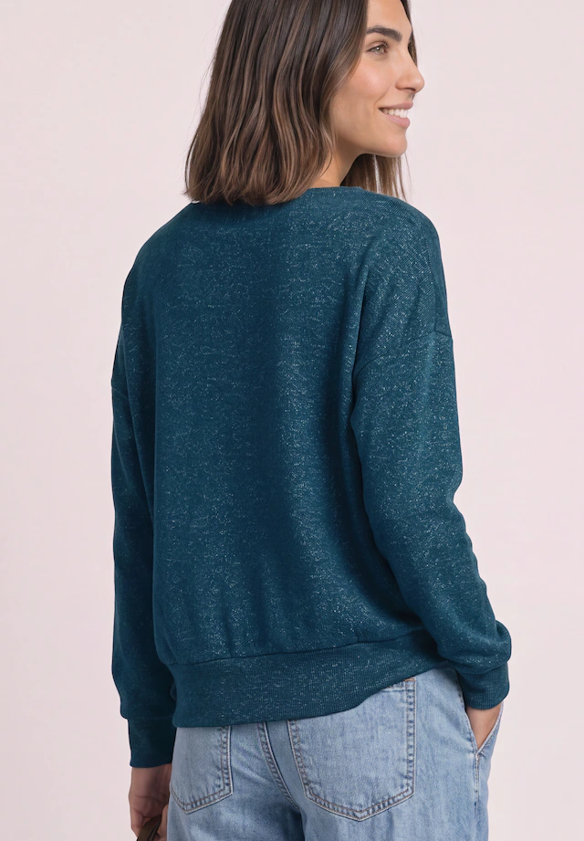 STREET ONE Langarmshirt aus Jersey in Unifarbe