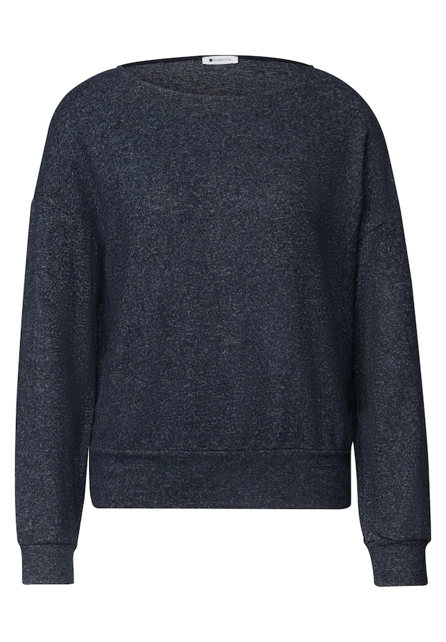 STREET ONE Langarmshirt aus Jersey in Unifarbe