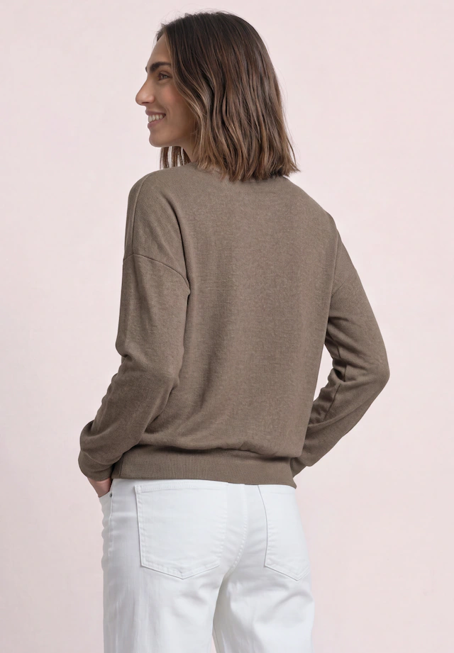 STREET ONE Langarmshirt aus Jersey in Unifarbe