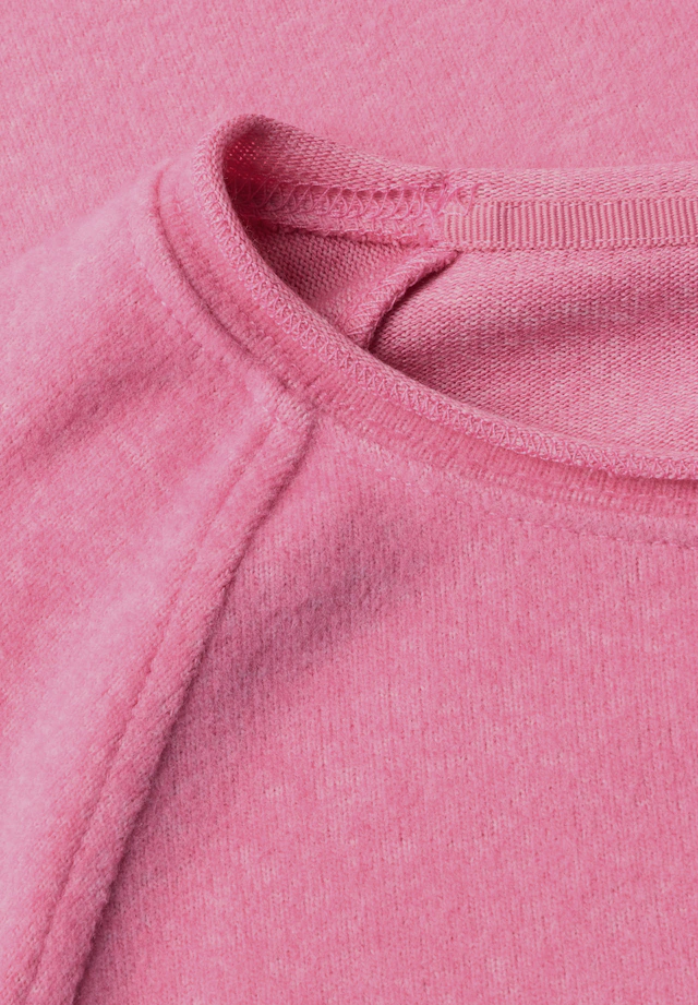 STREET ONE Langarmshirt aus softem Materialmix