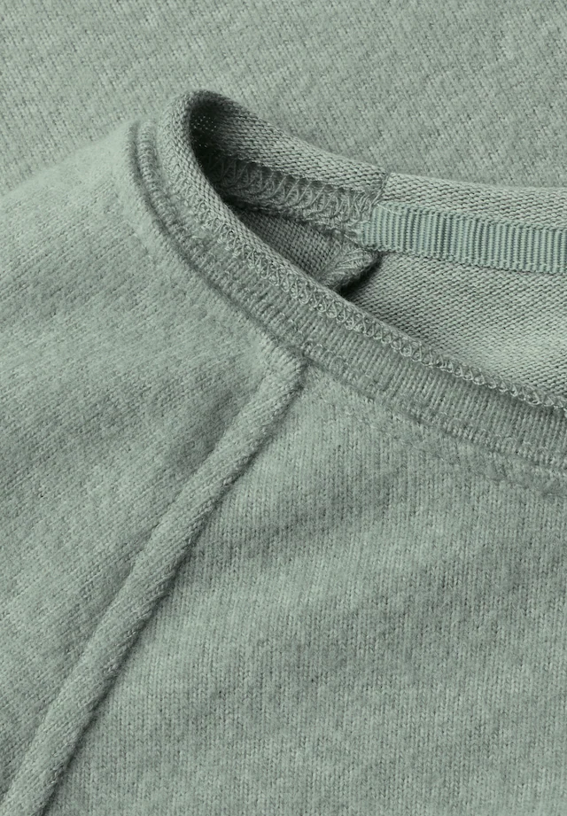 STREET ONE Langarmshirt aus softem Materialmix