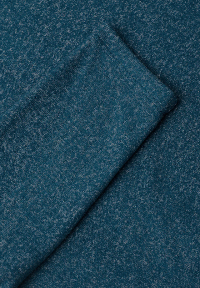 STREET ONE Langarmshirt aus softem Materialmix