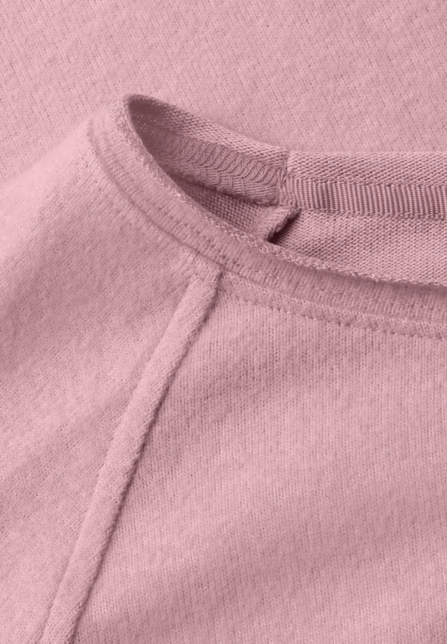 STREET ONE Langarmshirt aus softem Materialmix