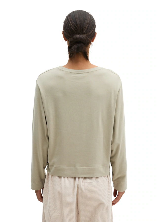 Marc O'Polo Langarmshirt »aus gebrushtem Single Jersey«