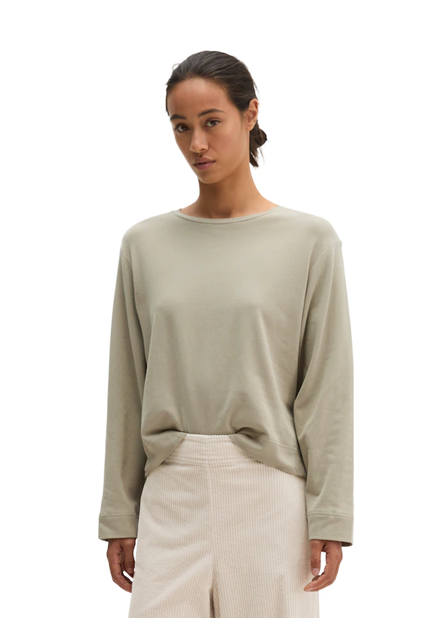 Marc O'Polo Langarmshirt »aus gebrushtem Single Jersey«