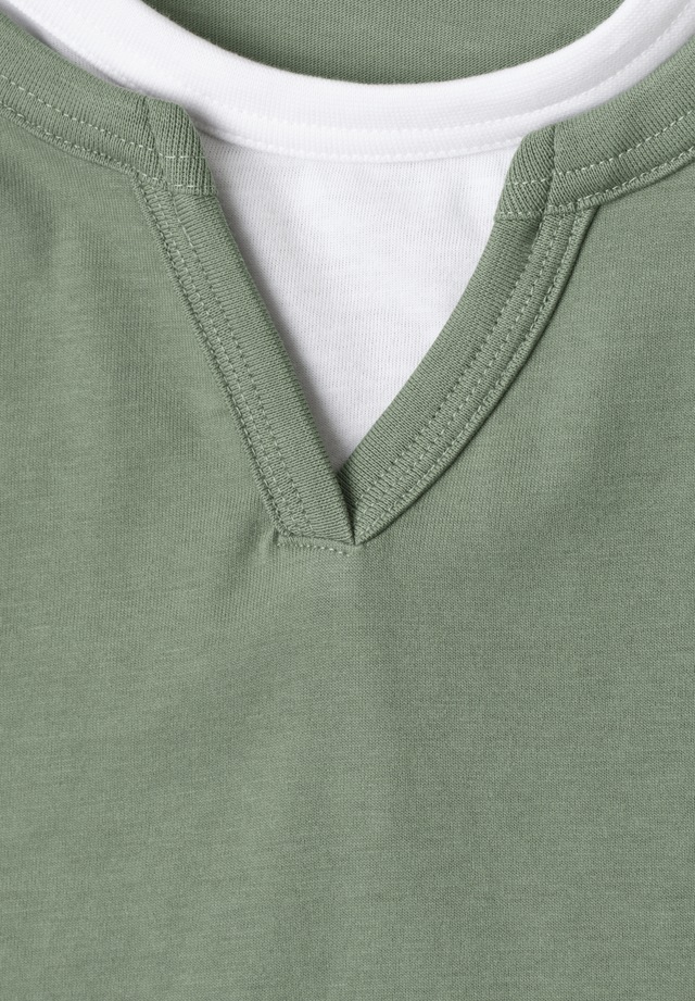 STREET ONE MEN Langarmshirt aus reiner Baumwolle