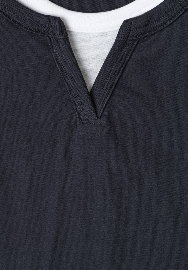 STREET ONE MEN Langarmshirt aus reiner Baumwolle