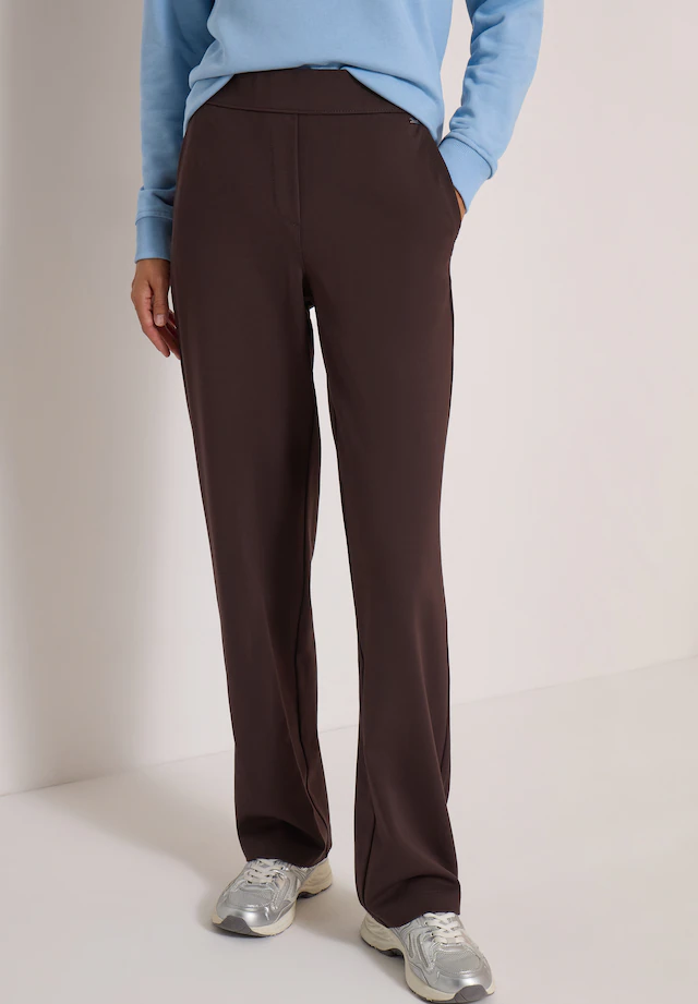 Cecil Stoffhose »Style NEELE« Jerseyhose im Loose Fit und mit Elastik-Bund